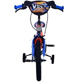 Hot Wheels Kids bike - Boys - 16 inch - Black Orange Blue - Two hand brakes