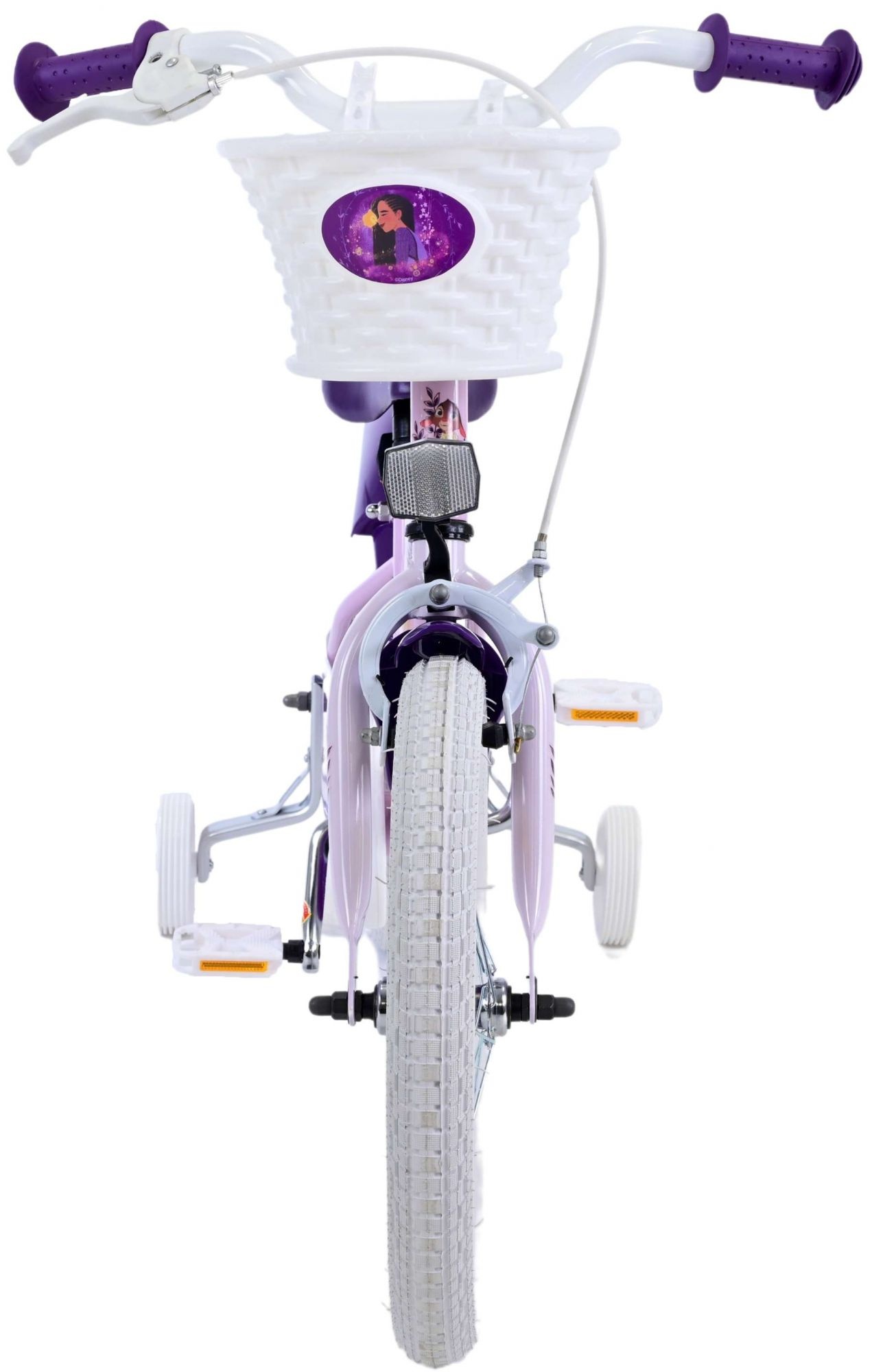 Disney Wish Kinderfahrrad - Mädchen - 14 Zoll - Lila