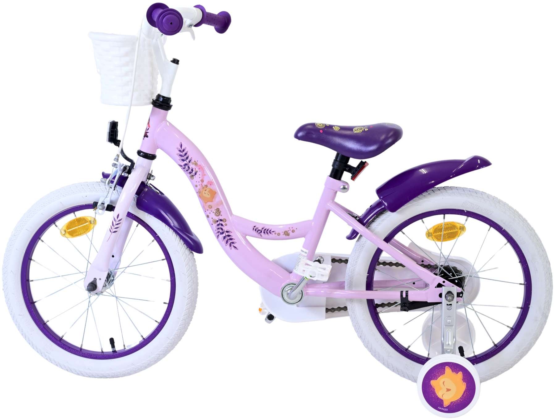 Disney Wish Kinderfahrrad - Mädchen - 14 Zoll - Lila