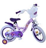 Disney Wish Kinderfiets - Meisjes - 14 inch - Paars - Twee handremmen