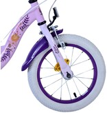 Disney Wish Kinderfiets - Meisjes - 14 inch - Paars - Twee handremmen