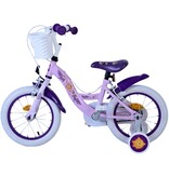 Disney Wish Kinderfiets - Meisjes - 14 inch - Paars - Twee handremmen