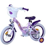 Disney Wish Kinderfiets - Meisjes - 14 inch - Paars - Twee handremmen