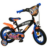 Hot Wheels Kids Bike - Boys - 12 inch - Black Orange Blue