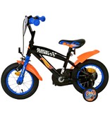 Hot Wheels Kids Bike - Boys - 12 inch - Black Orange Blue