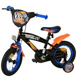 Hot Wheels Kids Bike - Boys - 12 inch - Black Orange Blue