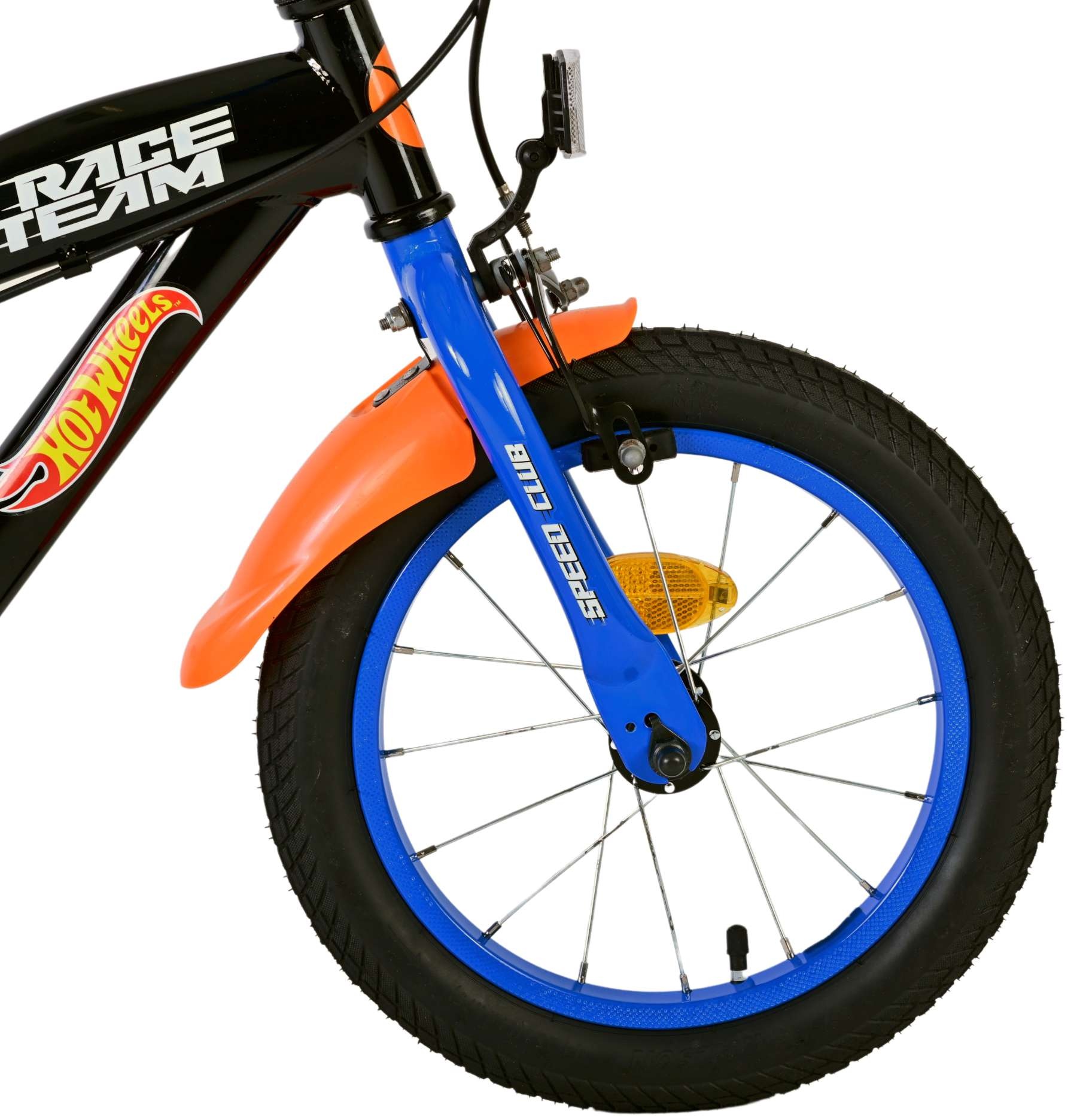 Hot Wheels Kinderfahrrad - Jungen - 14 Zoll - Schwarz - Zweihandbremsen