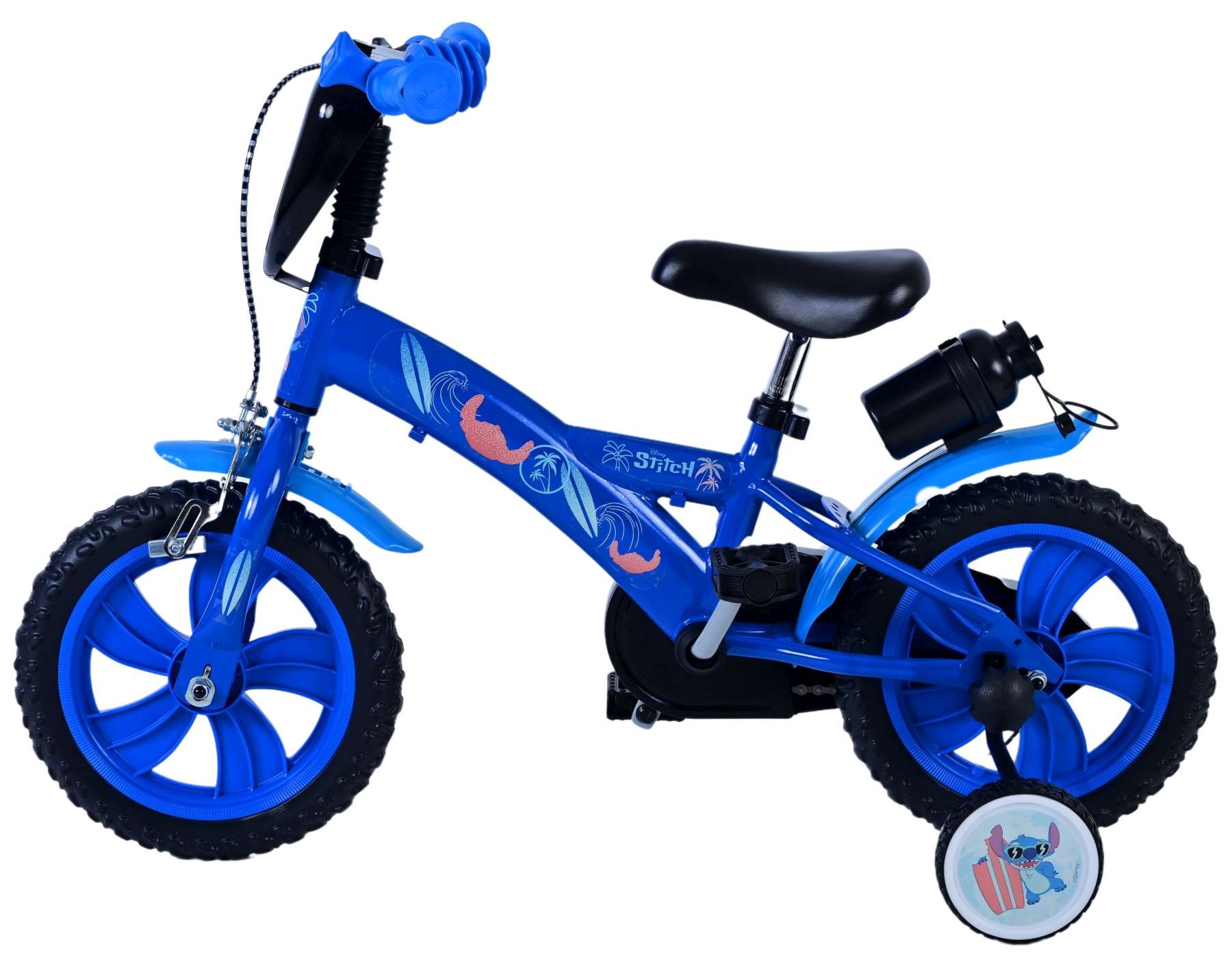 Disney Stitch Kinderfahrrad - Jungen - 12 Zoll - Blau