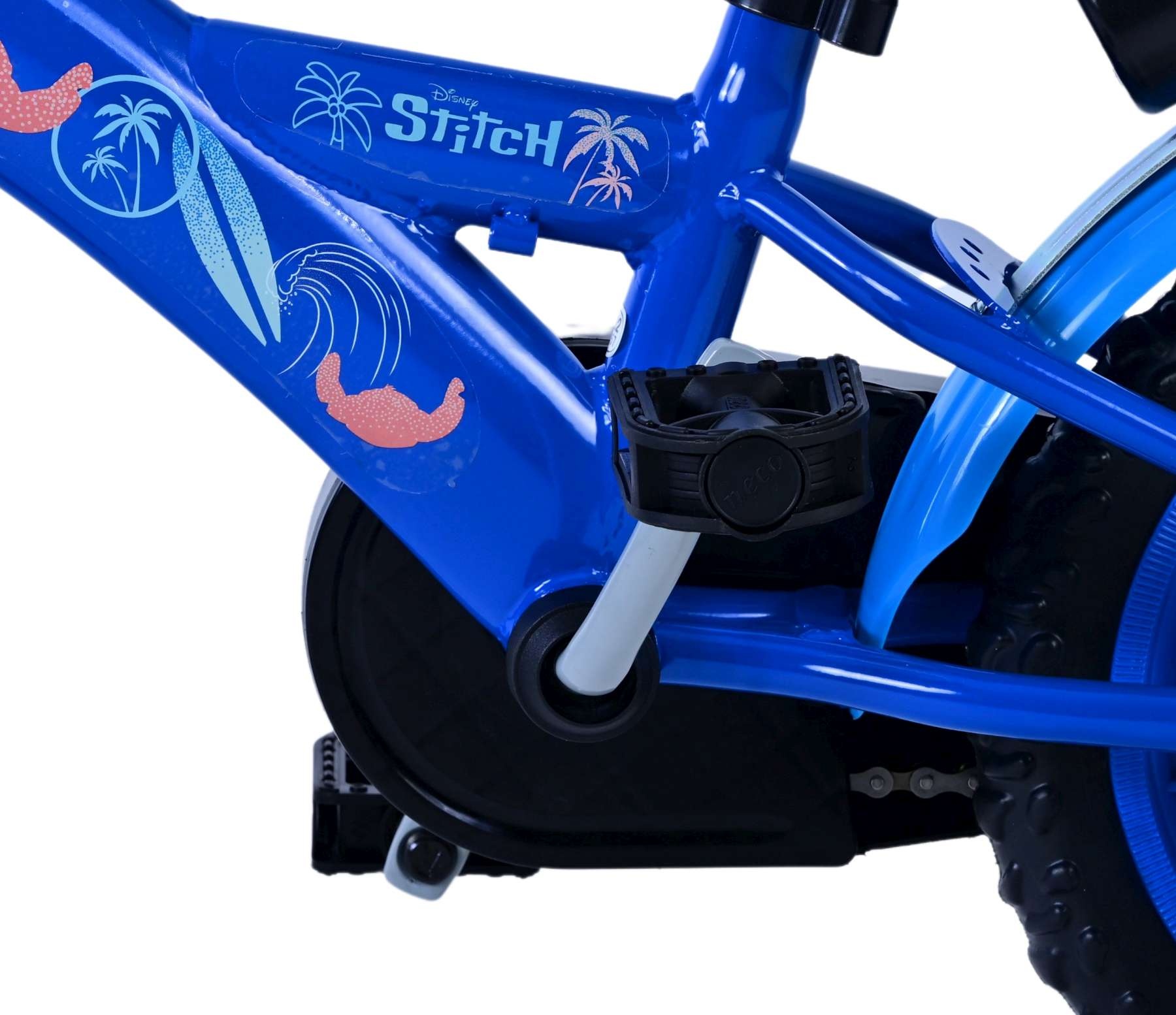 Disney Stitch Kinderfahrrad - Jungen - 12 Zoll - Blau