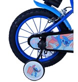 Disney Stitch Kinderfahrrad - Jungen - 14 Zoll - Blau - Zweihandbremsen