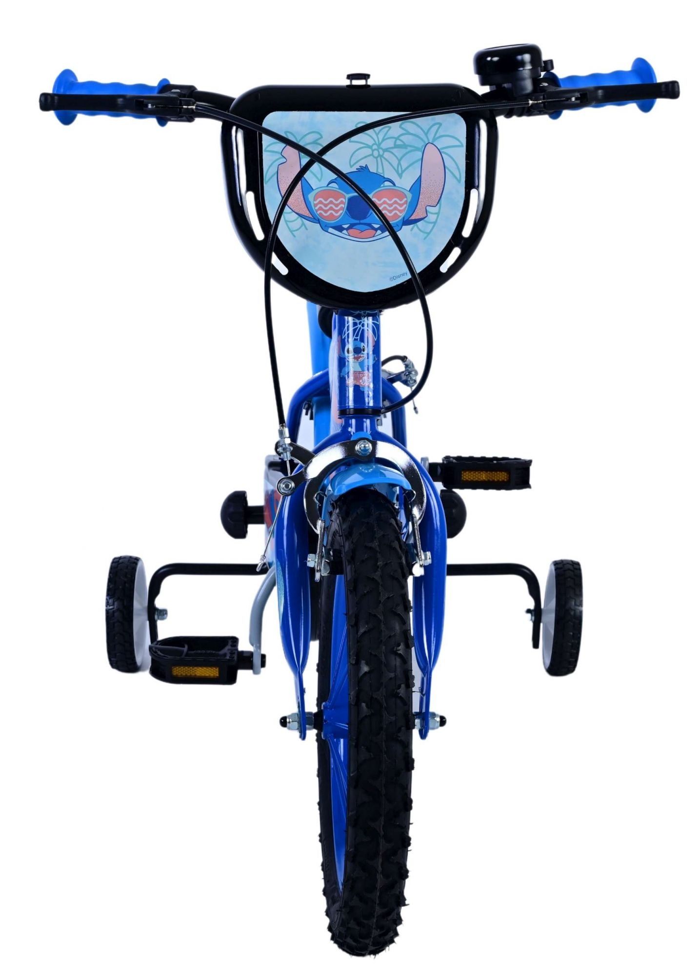 Disney Stitch Kinderfahrrad - Jungen - 14 Zoll - Blau - Zweihandbremsen