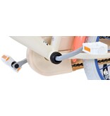 Disney Stitch Kinderfiets - Meisjes - 16 inch - Creme Koraal Blauw - Twee handremmen