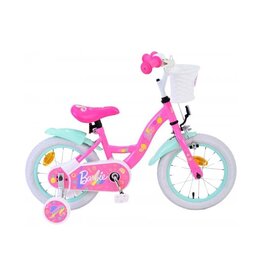 Barbie Kinderfahrrad - Mädchen - 14 Zoll - Rosa