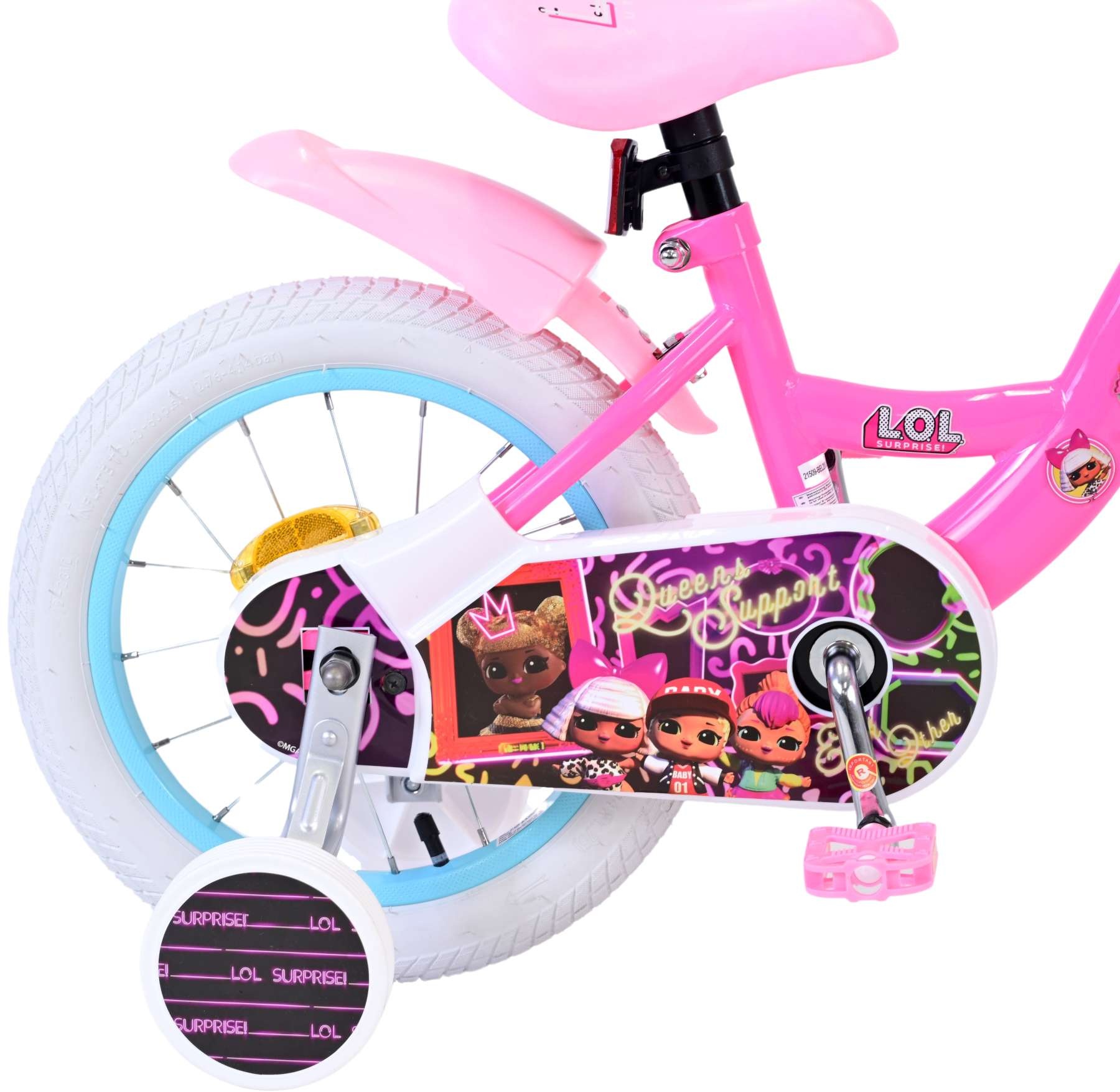 LOL Surprse Kinderfahrrad - Mädchen - 14 Zoll - Rosa