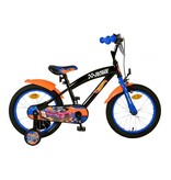 Hot Wheels Kinderfahrrad - Jungen - 16 Zoll - Schwarz Orange Blau