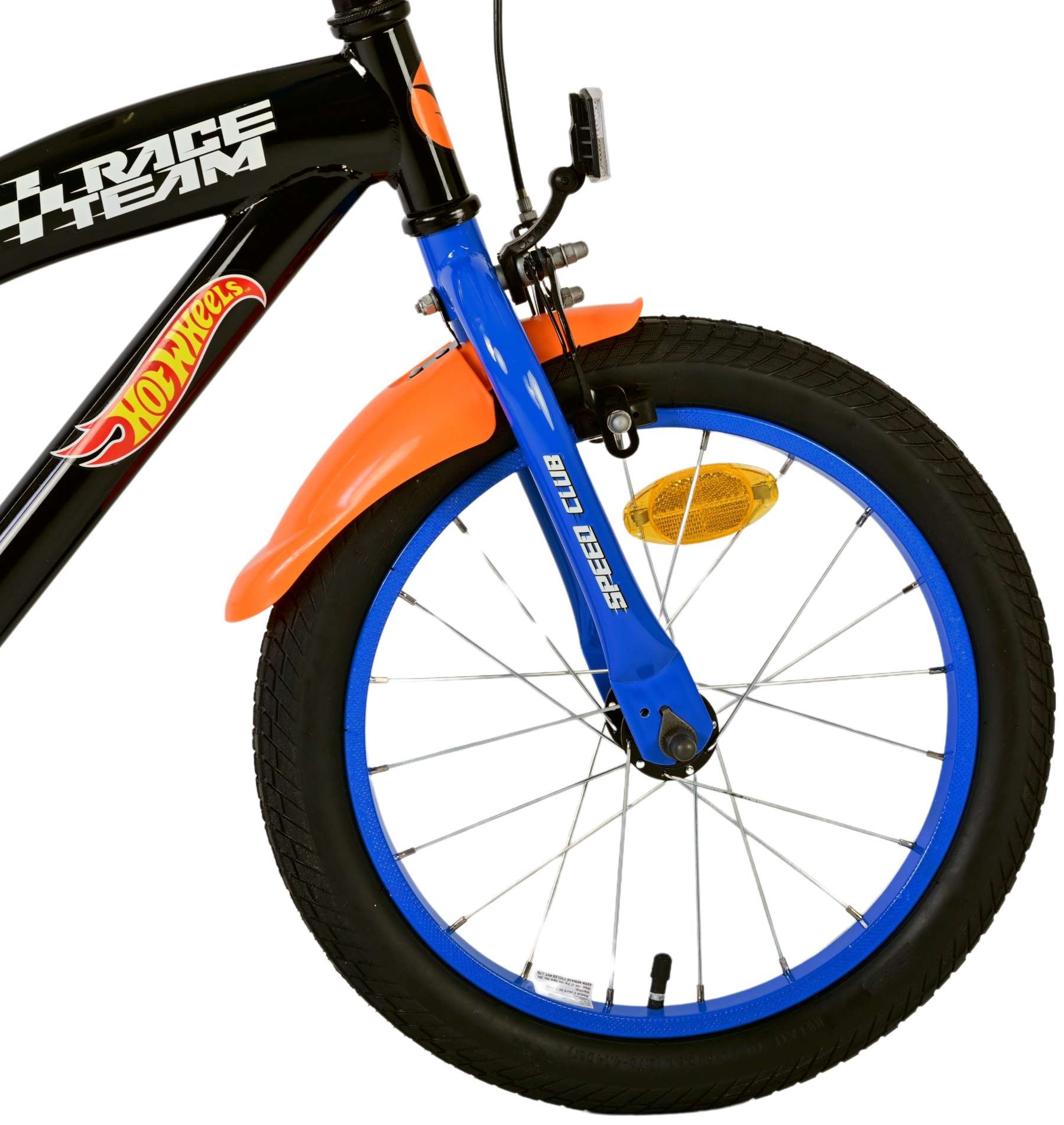 Hot Wheels Kinderfahrrad - Jungen - 16 Zoll - Schwarz Orange Blau