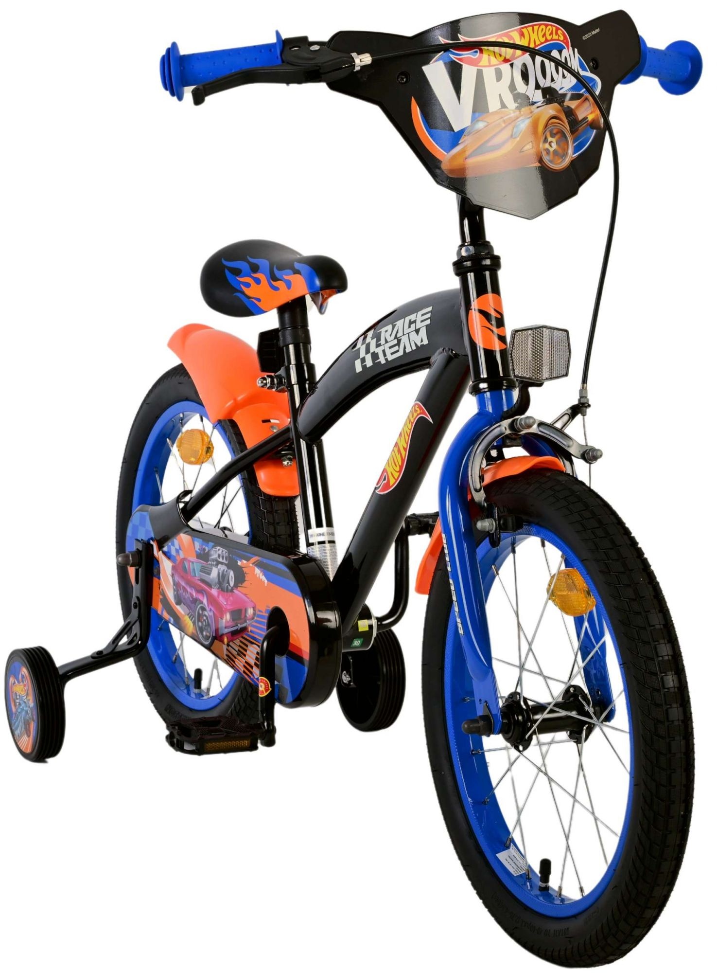 Hot Wheels Kinderfahrrad - Jungen - 16 Zoll - Schwarz Orange Blau