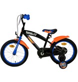 Hot Wheels Kinderfahrrad - Jungen - 16 Zoll - Schwarz Orange Blau
