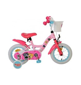 Woezel & Pip Kinderfahrrad - Mädchen - 12 Zoll - Rosa