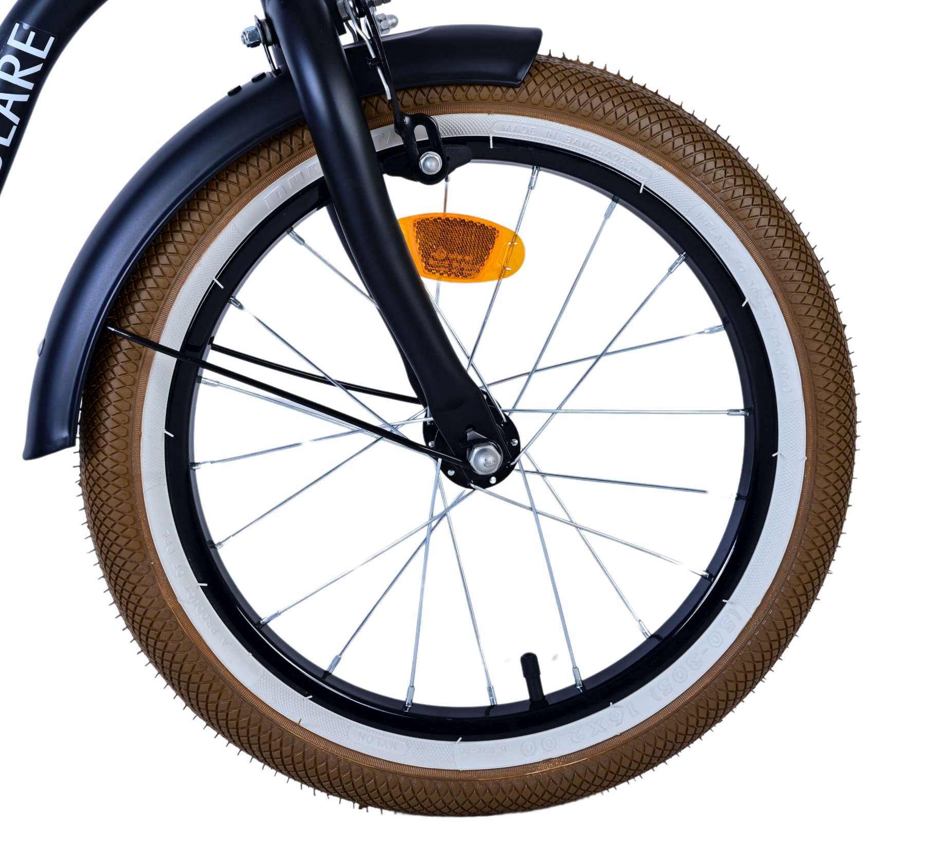 Volare Black Cruiser Children's Bicycle - Boys - 16 inch - Black