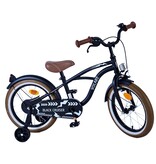 Volare Black Cruiser Children's Bicycle - Boys - 16 inch - Black