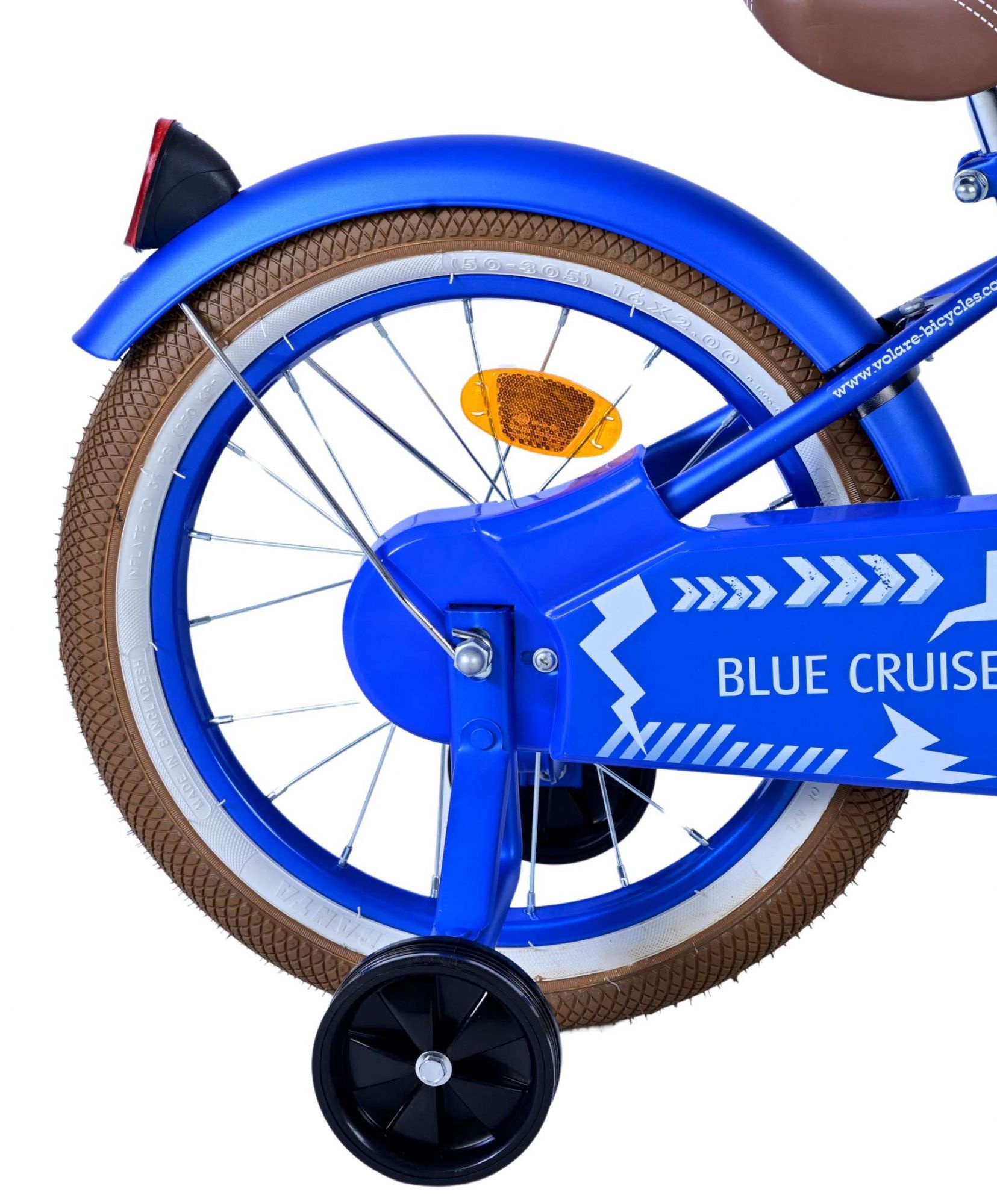 Volare Blue Cruiser Kinderfahrrad - Jungen - 16 Zoll - Blau