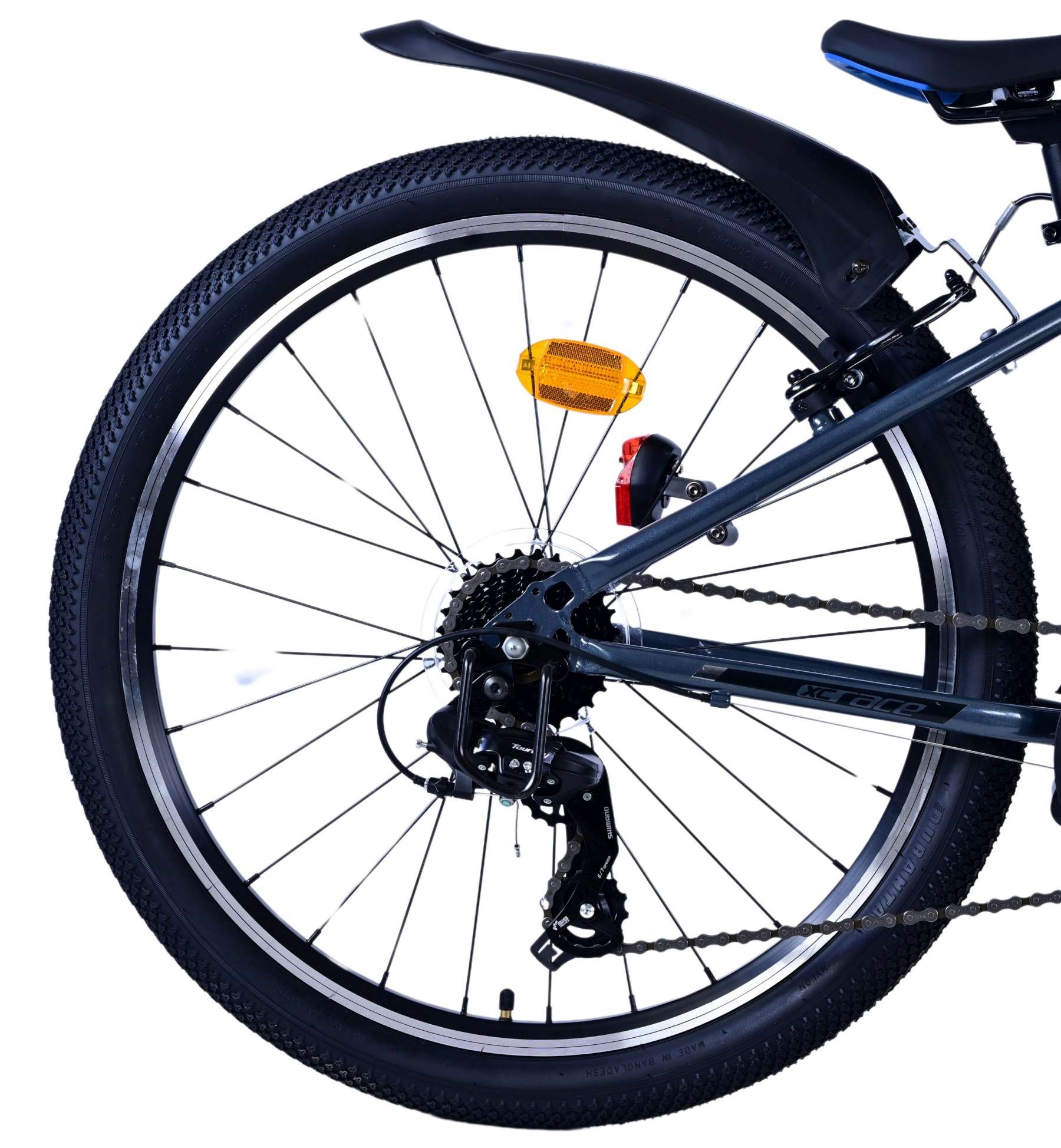 Volare XC Race Kinderfahrrad - 24 Zoll - 21 Gang - Blau/Grau