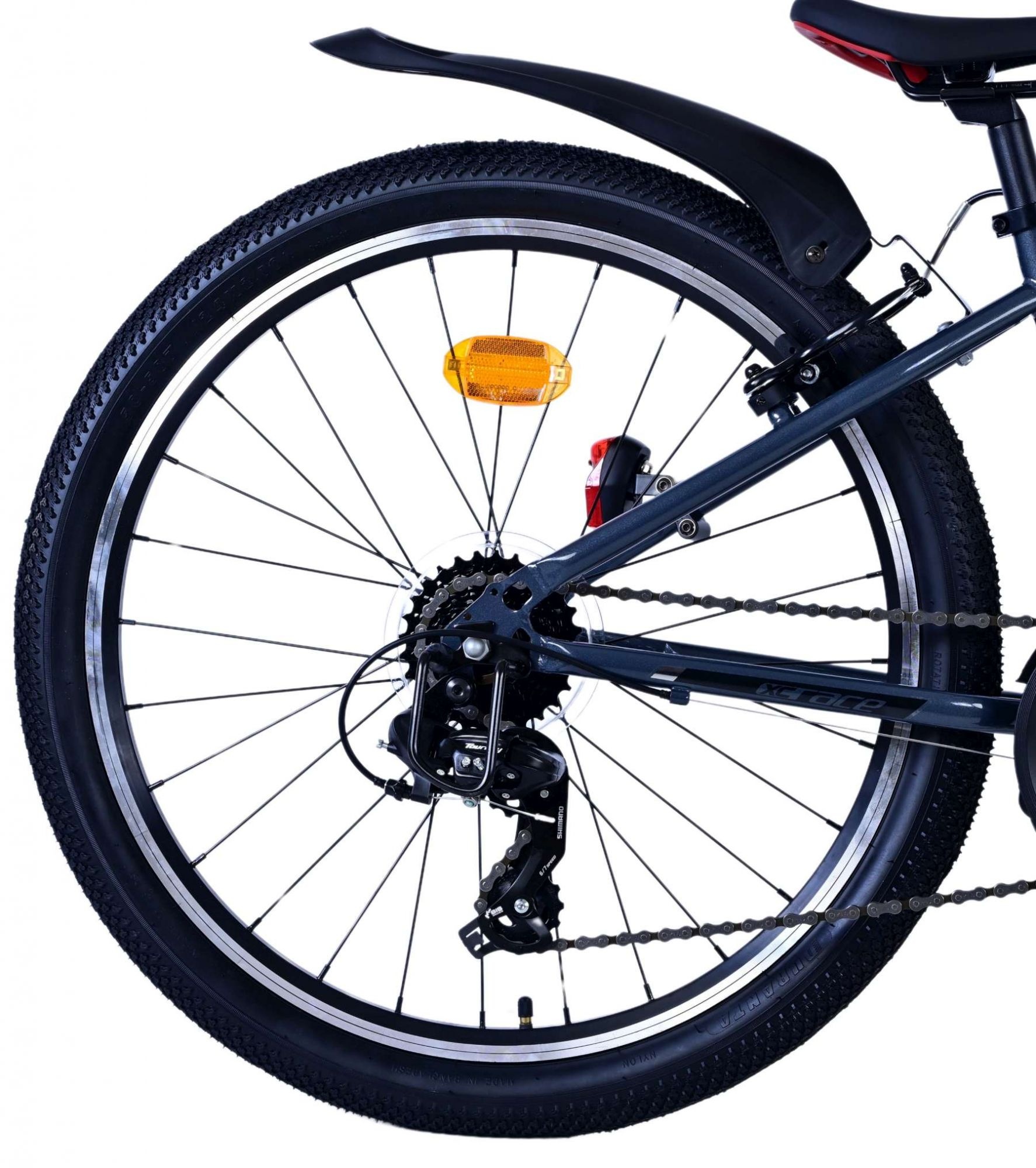 Volare XC Race Kinderfahrrad - 24 Zoll - 21 Gang - Rot/Grau