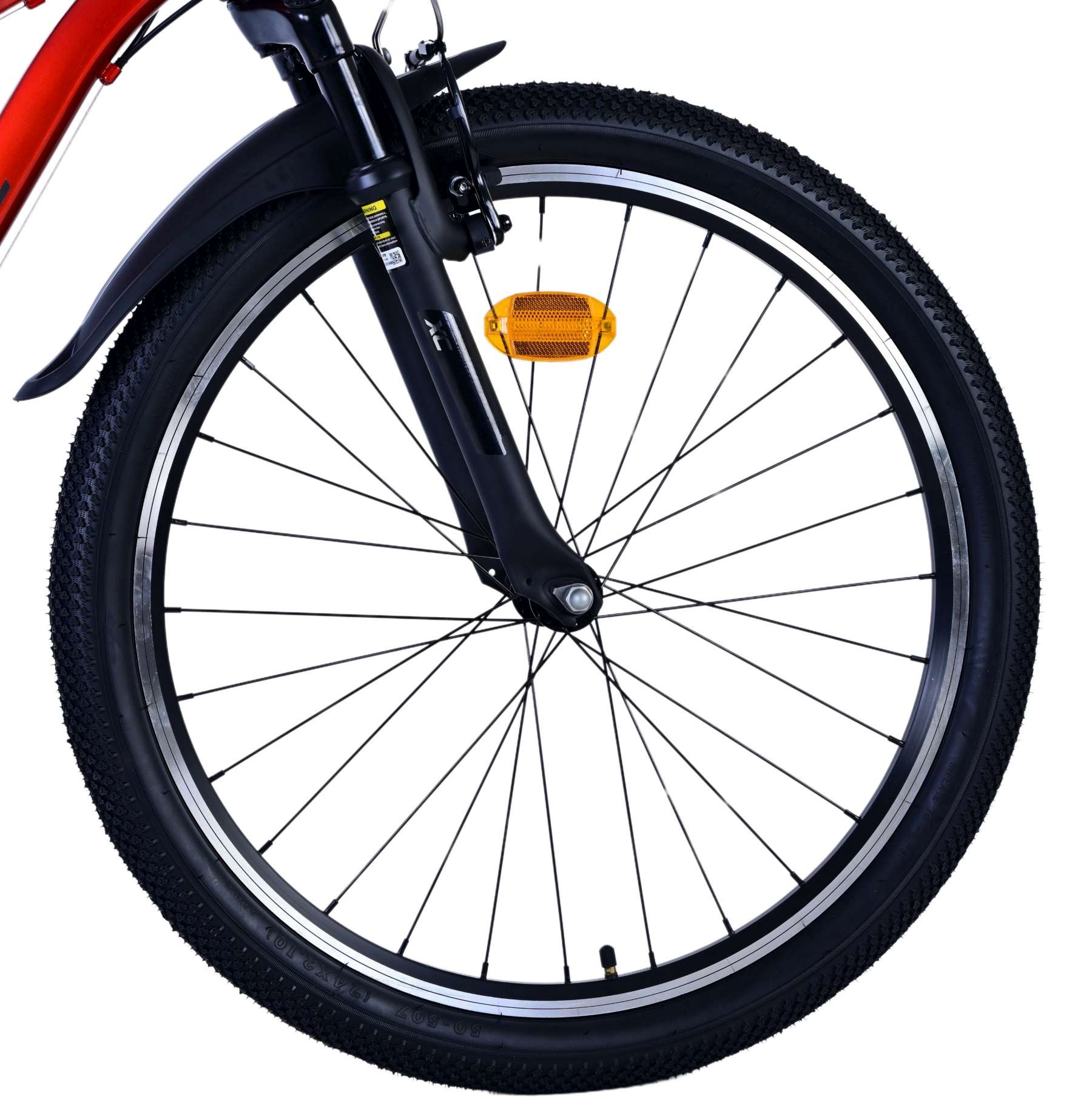 Volare XC Race Kinderfahrrad - 24 Zoll - 21 Gang - Rot/Grau