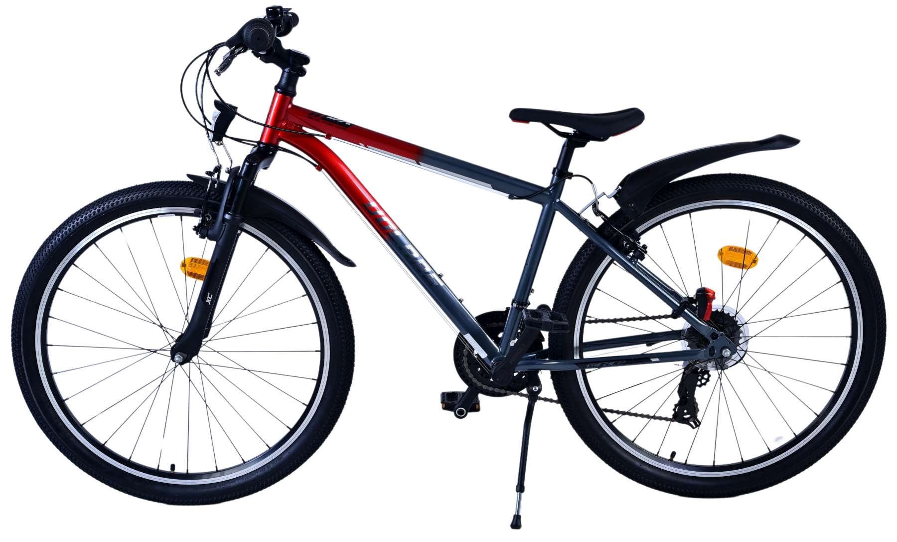 Volare XC Race Kinderfahrrad - 26 Zoll - 21 Gang - Rot/Grau