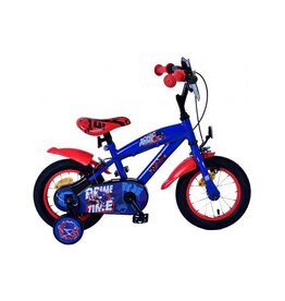 Sonic Prime Kinderfahrrad - Jungen - 12 Zoll - Blau Rot - Zweihandbremsen