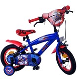 Sonic Prime Kinderfahrrad - Jungen - 12 Zoll - Blau Rot - Zweihandbremsen