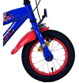 Sonic Prime Kinderfahrrad - Jungen - 12 Zoll - Blau Rot - Zweihandbremsen