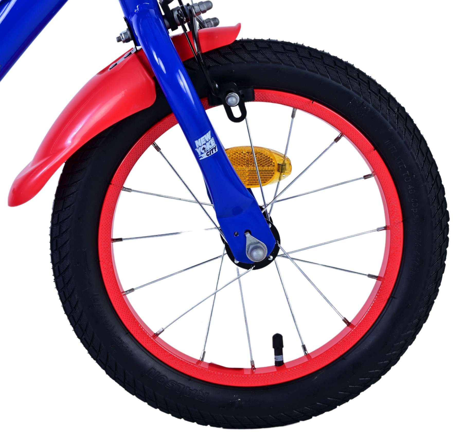 Sonic Prime Children's bike - Boys - 14 inch - Blue Red - Two hand brakes