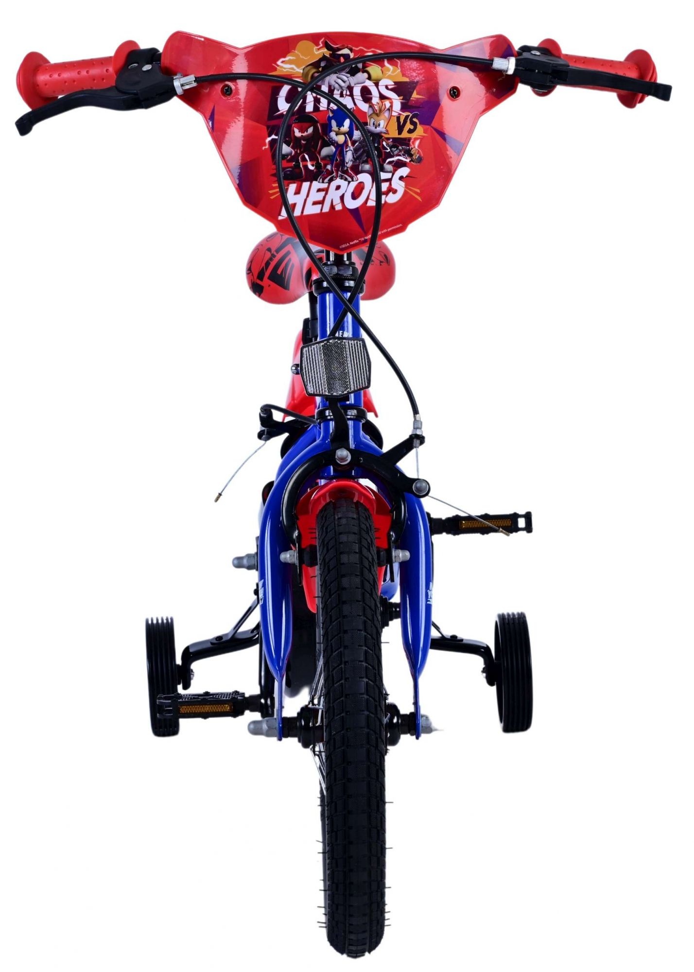 Sonic Prime Children's bike - Boys - 14 inch - Blue Red - Two hand brakes