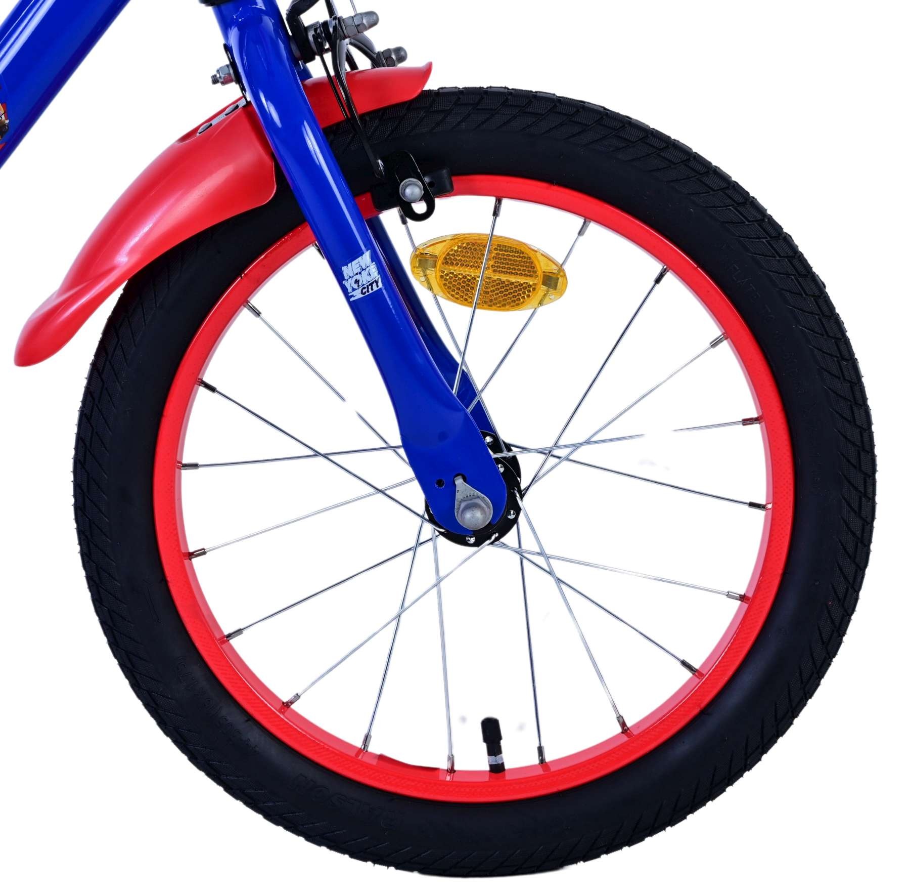 Sonic Prime Kinderfahrrad - Jungen - 16 Zoll - Blau Rot