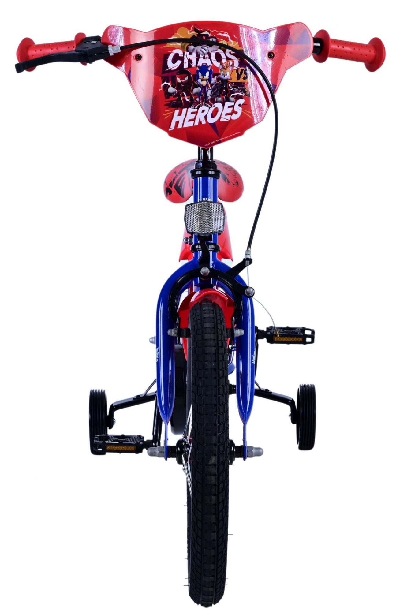 Sonic Prime Kinderfahrrad - Jungen - 16 Zoll - Blau Rot