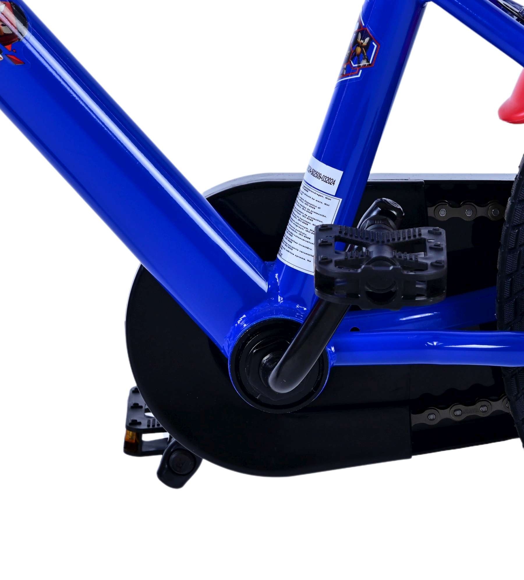 Sonic Prime Kinderfahrrad - Jungen - 16 Zoll - Blau Rot