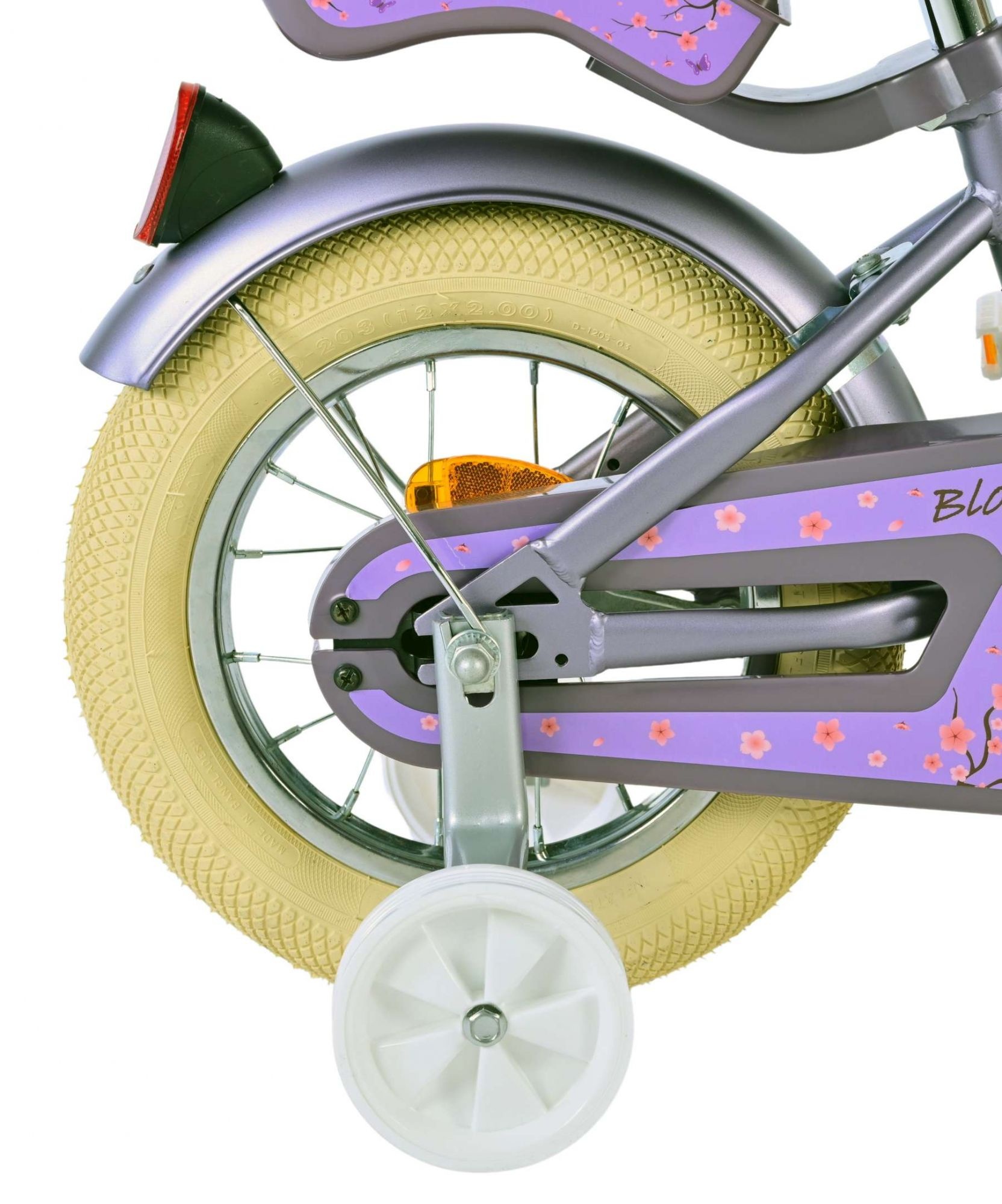 Volare Blossom Kinderfahrrad - Mädchen - 12 Zoll - Lila