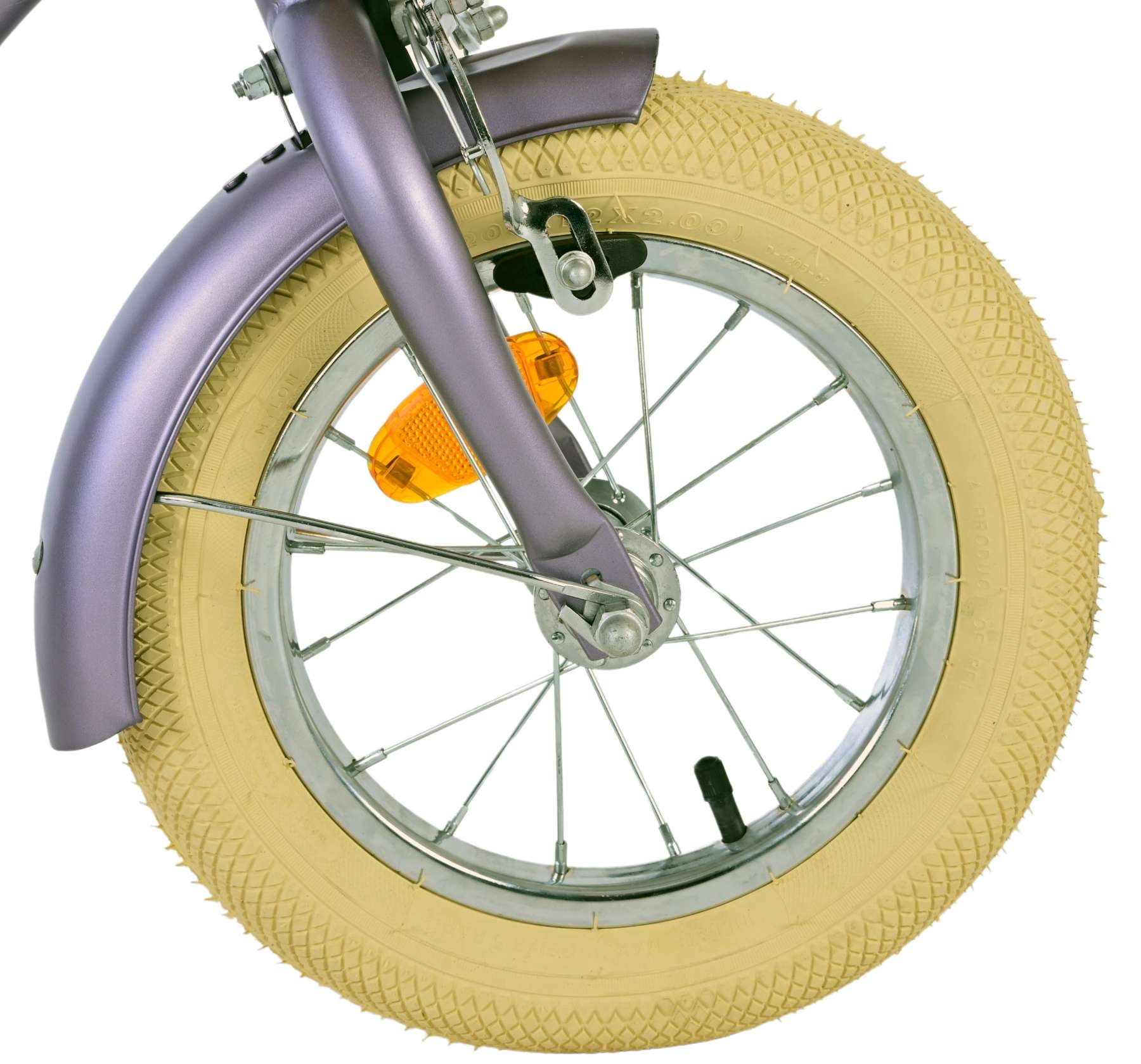 Volare Blossom Kinderfahrrad - Mädchen - 12 Zoll - Lila