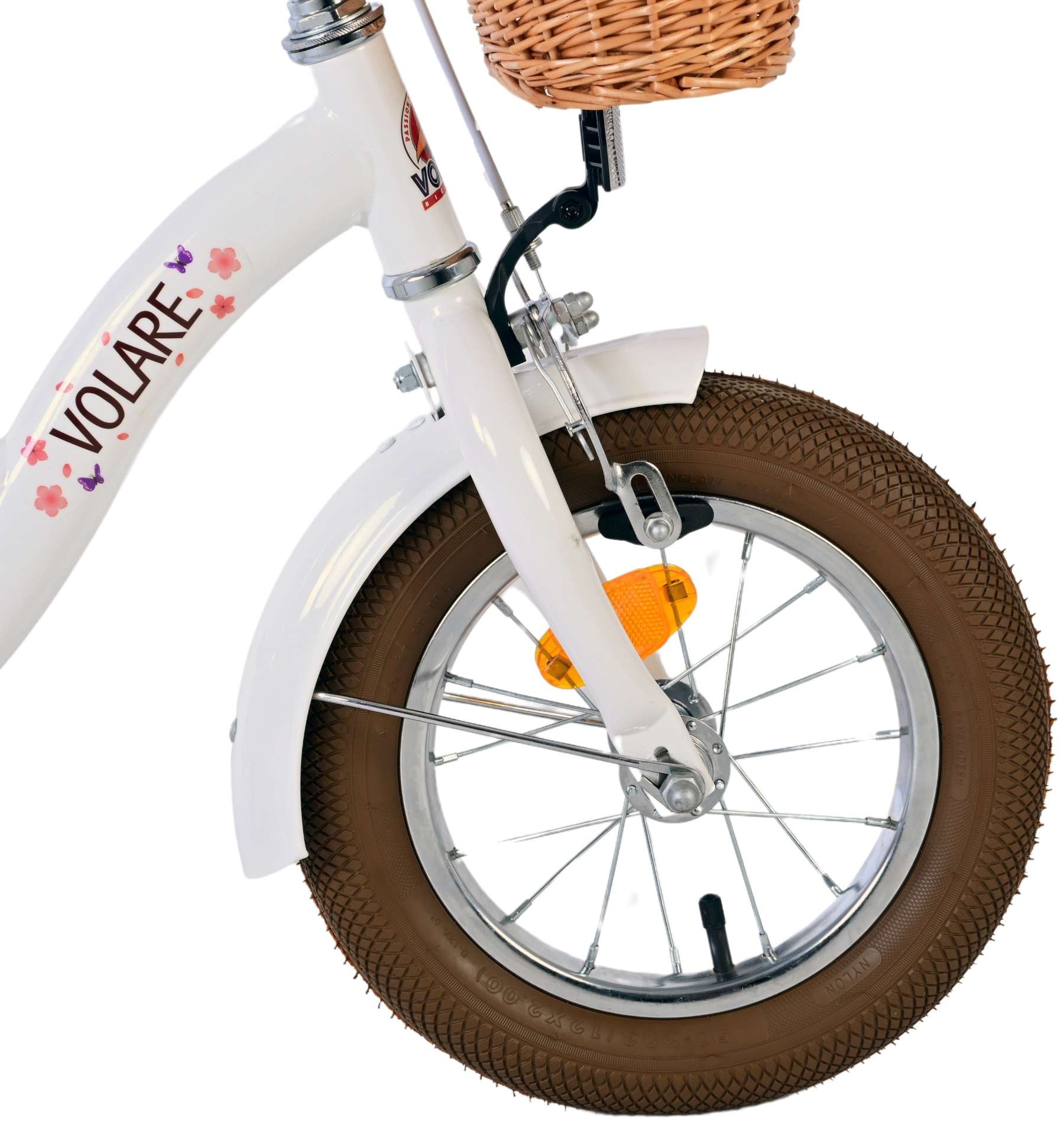 Volare Blossom Kinderfiets - Meisjes - 12 inch - Wit