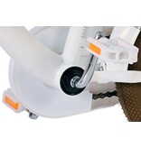 Volare Blossom Kinderfahrrad - Mädchen - 12 Zoll - Weiß - Zweihandbremsen