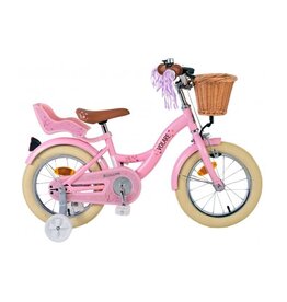 Volare Blossom Kinderfahrrad - Mädchen - 14 Zoll - Rosa
