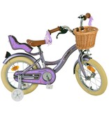 Volare Blossom Kinderfahrrad - Mädchen - 14 Zoll - Lila