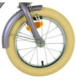 Volare Blossom Kinderfahrrad - Mädchen - 14 Zoll - Lila - Zweihandbremsen