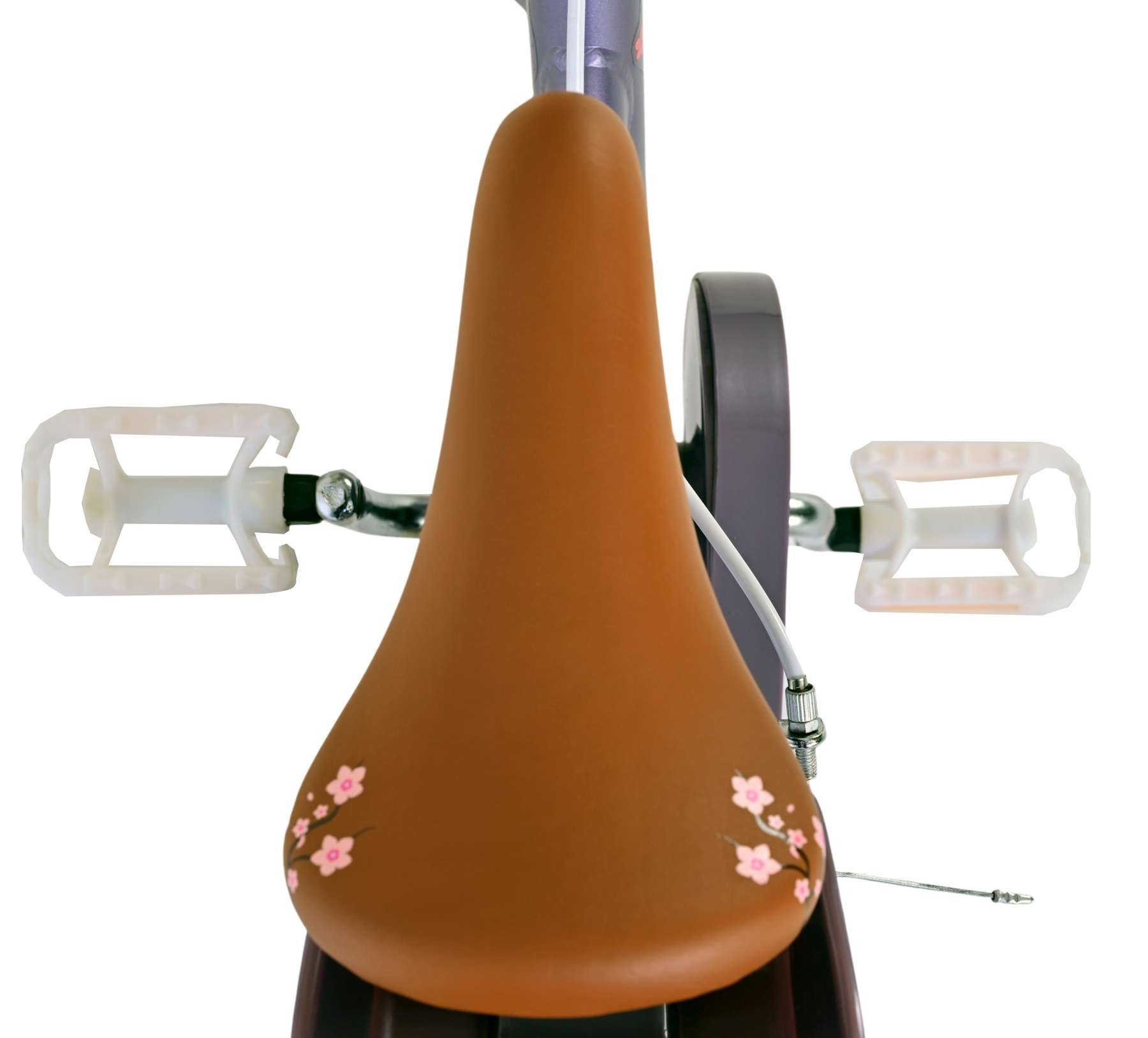 Volare Blossom Kinderfahrrad - Mädchen - 14 Zoll - Lila - Zweihandbremsen