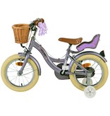 Volare Blossom Kinderfahrrad - Mädchen - 14 Zoll - Lila - Zweihandbremsen