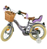 Volare Blossom Kinderfahrrad - Mädchen - 14 Zoll - Lila - Zweihandbremsen
