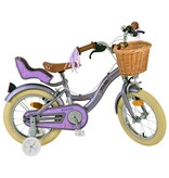 Volare Blossom Children's bike - Girls - 14 inch - Purple - Two Hand Brakes