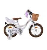 Volare Blossom Kinderfahrrad - Mädchen - 14 Zoll - Weiß